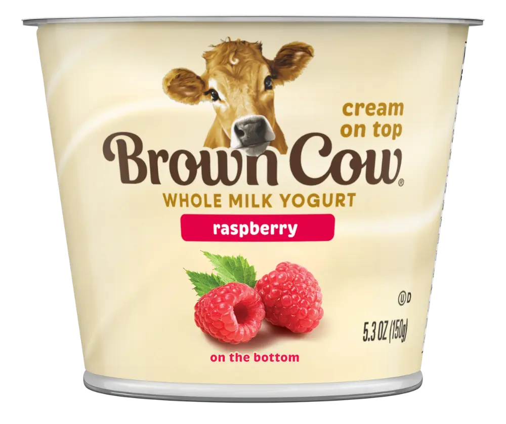 Brown Cow Raspberry 5.3oz