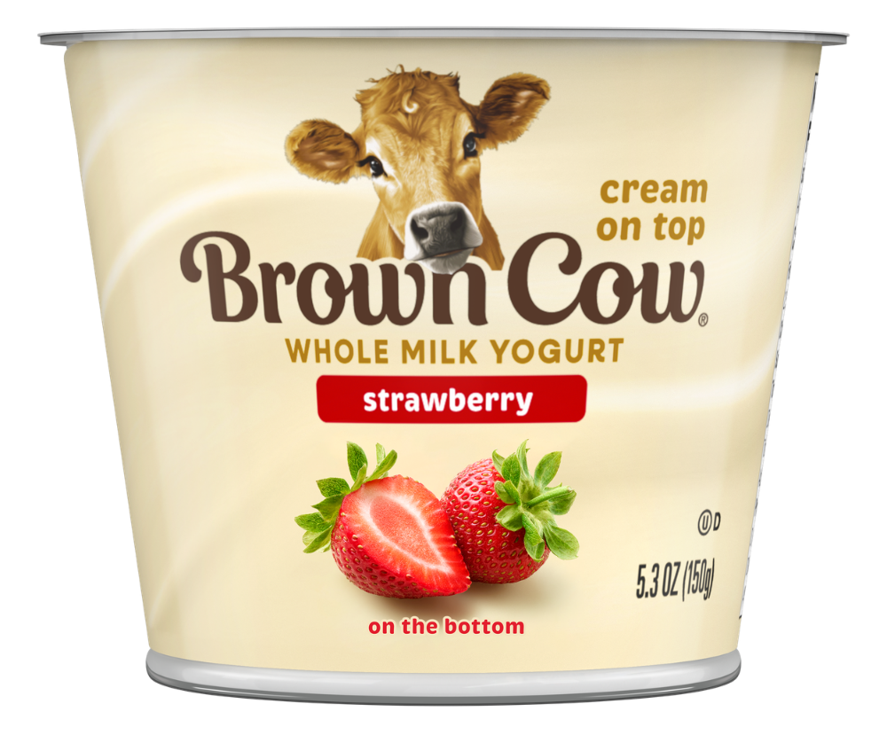 Brown Cow Strawberry 5.3oz