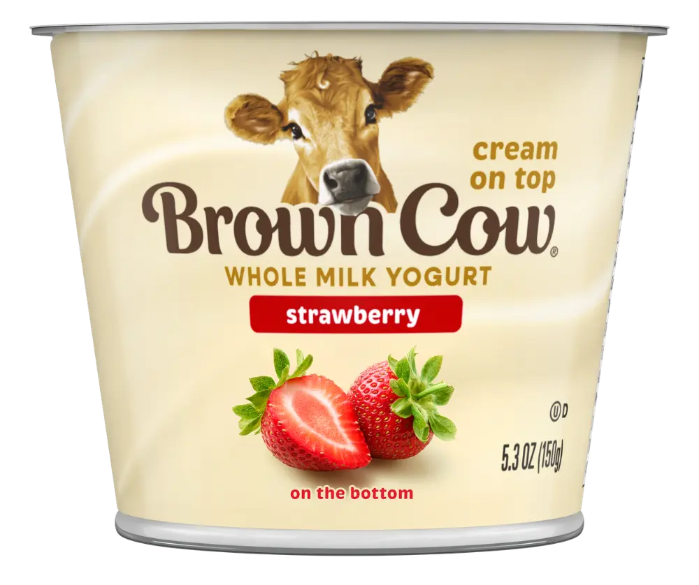 Brown Cow Strawberry 5.3oz